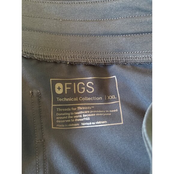 Figs Technical Collection Jogger Pants Size 2XL Trousers Scrubs Blue Medical EUC - Picture 10 of 11
